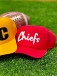 Chiefs Script Red Trucker Cap by Randi Mahomes