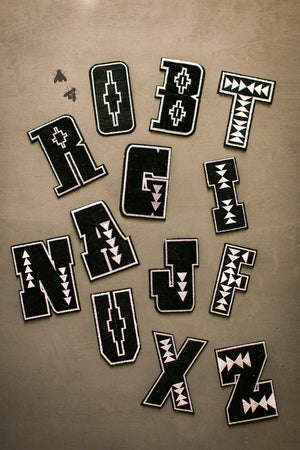 2 FLY DIY PATCH LETTERS *large