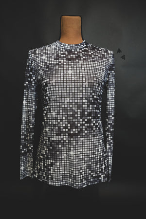 DOLLY DISCO MESH L/S [NO XL/2X]