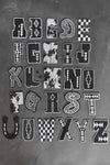 2 FLY DIY PATCH LETTERS *large