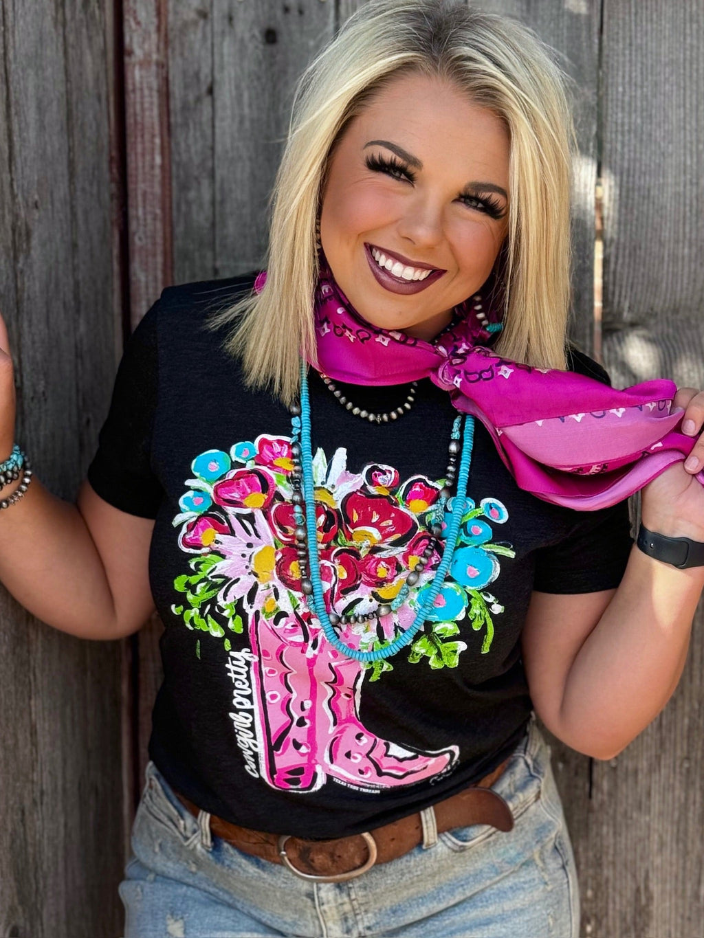 Callie Ann Stelter Cowgirl Pretty Tee