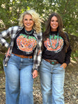Callie Ann Stelter Thankful Pumpkin Crew Tee & Sweatshirt