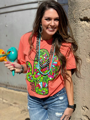 Barbara's Fiesta Cactus Tee