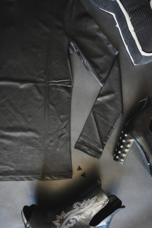 LEDDY LEATHER L/S *MIDNIGHT [RESTOCKED!]