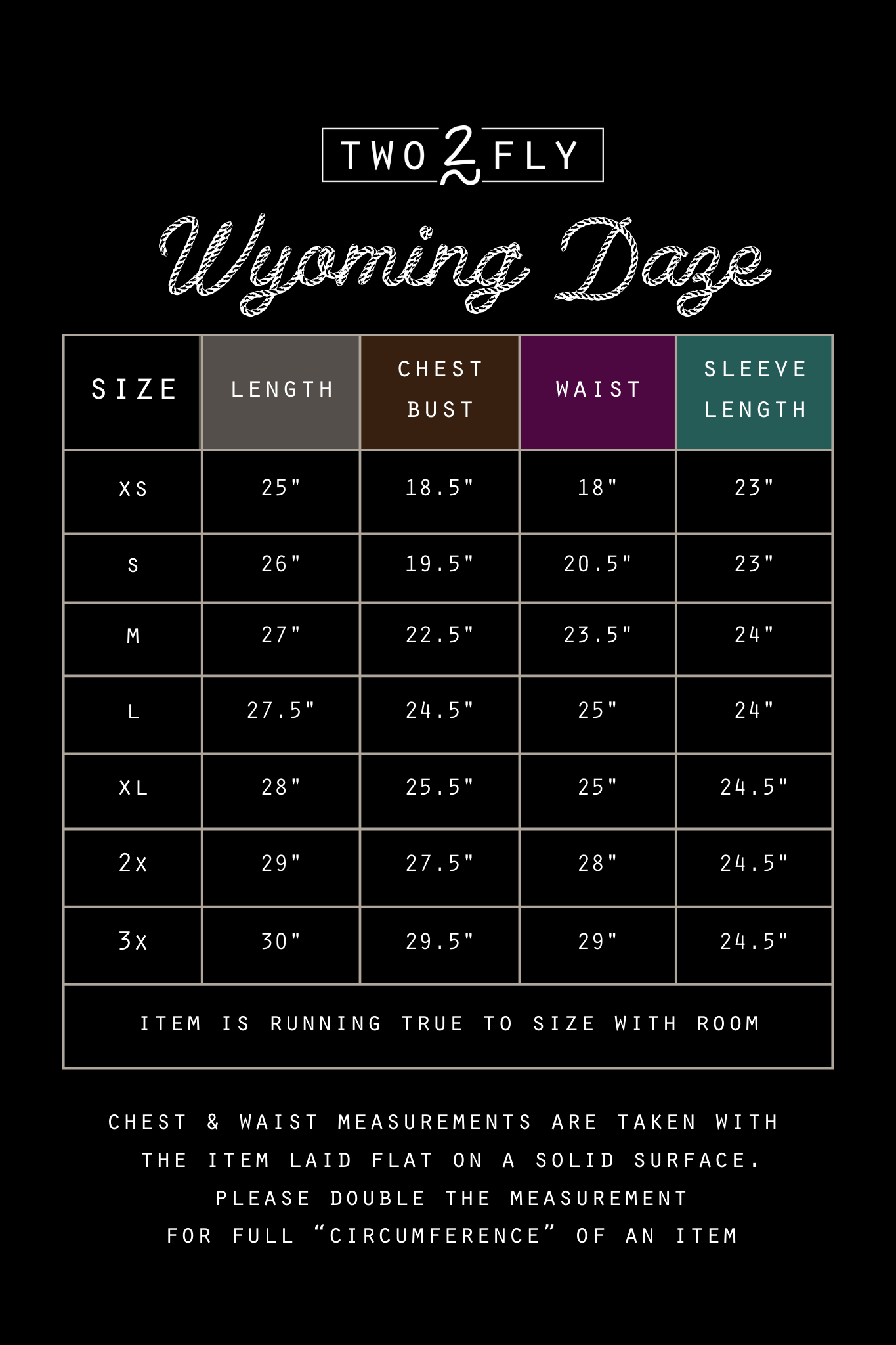 WYOMING DAZE [S/XL/3X ONLY]