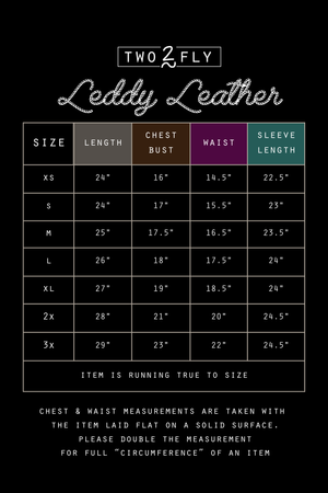 LEDDY LEATHER L/S *SADDLE [RESTOCKED!]