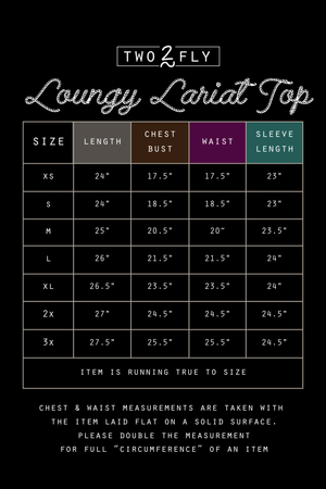 LOUNGY LARIAT TOP *WESTY WEST