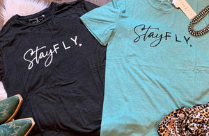 2Fly Stay Fly Slogan Tee